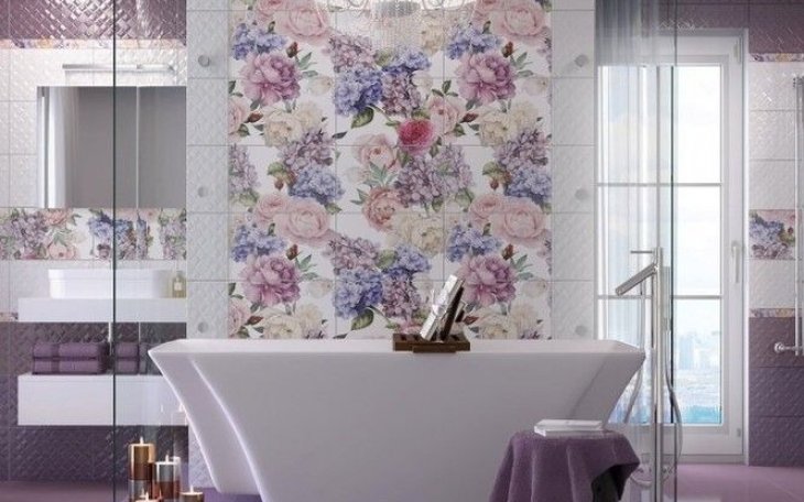 ПВХ Мозайка Гортензия