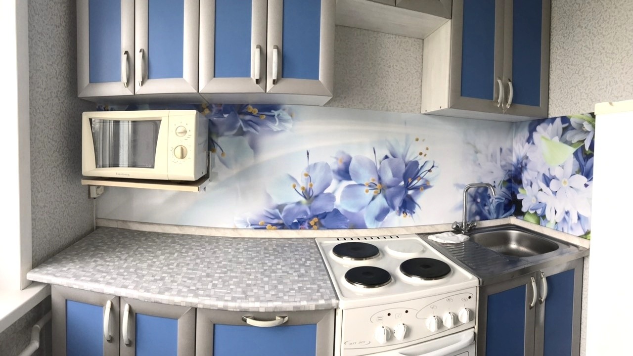 Фартук для кухни "Нежные цветы 40"