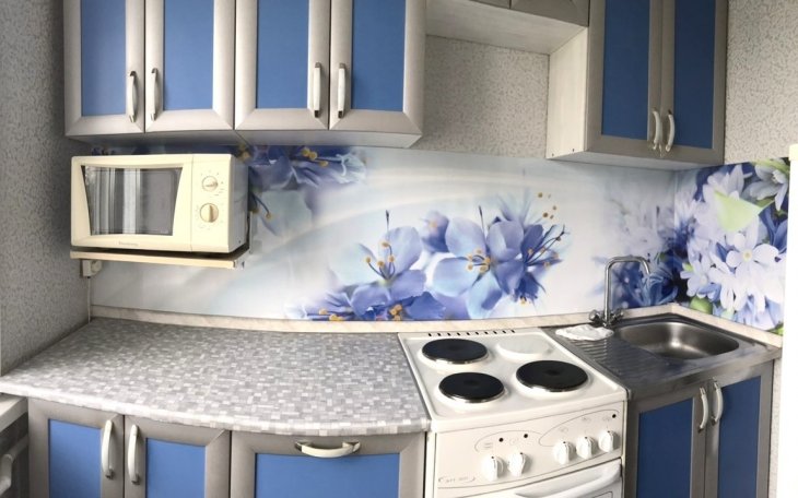 Фартук для кухни "Нежные цветы 40"